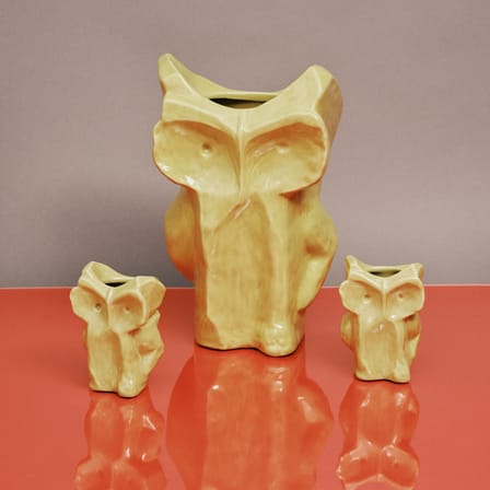 Vase After Midnight Owl  céramique jaune / XS - H 12 cm - Serax