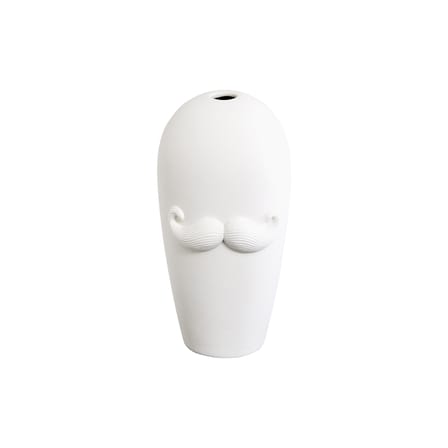 Vase Salvador keramik weiß / Ø 10 x H 17 cm - Porzellan - Jonathan Adler