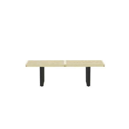 Bank Nelson Bench holz natur / L 022 cm - By George Nelson, 1946 - Vitra