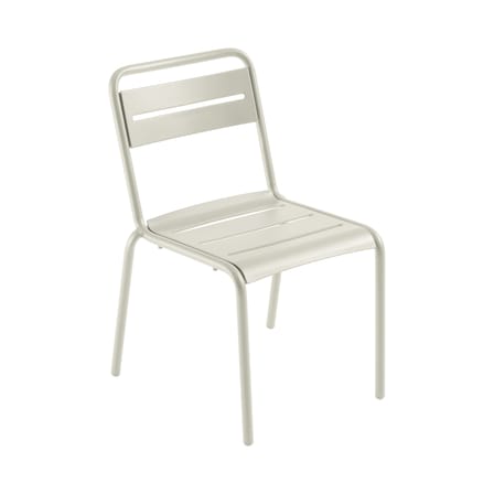 Chaise empilable Star métal blanc / Acier - Emu