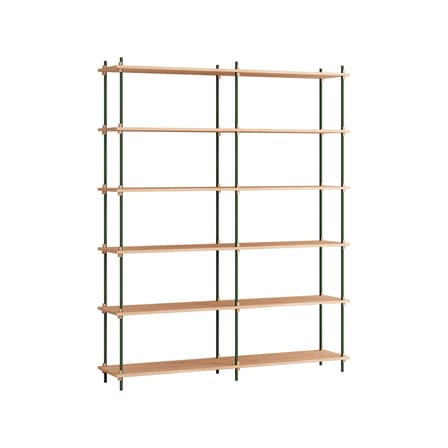 Étagère Shelving System – s.200.2.B bois naturel / L 162 x H 200 x Prof. 35 cm - MOEBE