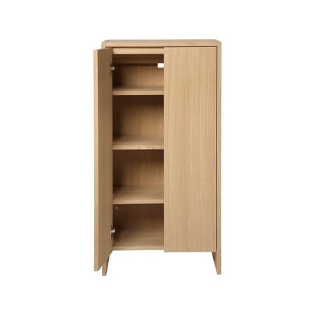 Meuble à chaussures Parcel Tall bois naturel / L 55 x H 110 x P 30 cm - Ferm Living
