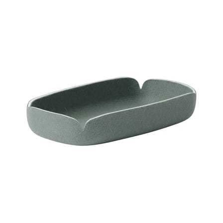 Panier Restore Tray tissu vert / 28 x 15,5 cm - Bouteilles plastique recyclées - Muuto