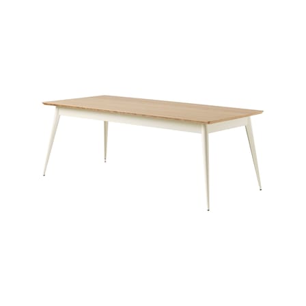 55 chêne Rectangular table natural wood / 200 x 95 cm - Reissue 1955 / 10 people - Tolix