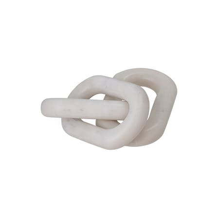 Sculpture Adee marbre blanc / Small - L 34 cm / Marbre - Bloomingville