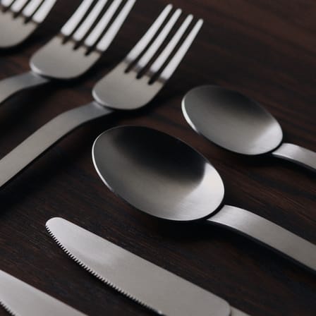 Set de couverts Stelo métal / 4 pièces - Ferm Living