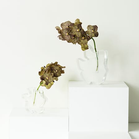 Soliflore Draw Large transparent / Résine - H 28 cm - Normann Copenhagen