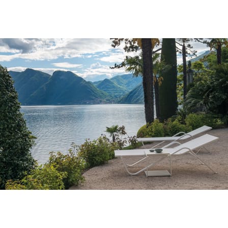 Table basse Holly métal blanc / L 44 cm - Emu