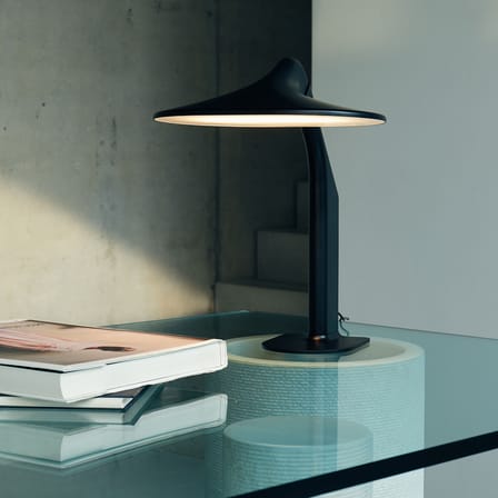 Niwaki LED Table lamp metal black - DCW éditions