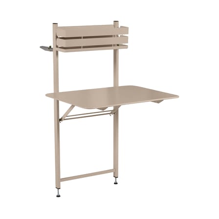 Table pliante Balcon Bistro métal beige / Rabattable - 77 x 64 cm - Fermob
