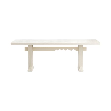 Table rectangulaire Forma bois blanc / 220 x 90 cm - HK LIVING
