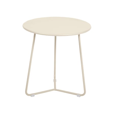 Tavolino d'appoggio Cocotte metallo beige / Ø 34 x H 36 cm - Fermob