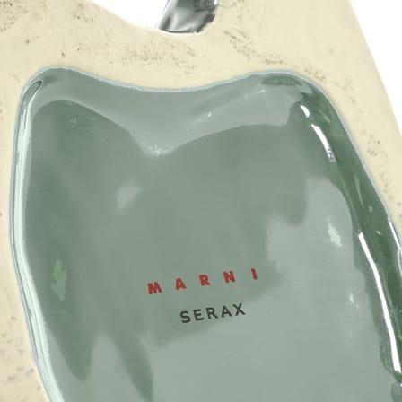 Hibou Large Vase ceramic blue by Marni / H 30 cm - Serax