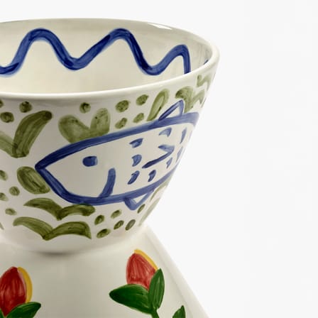 Vaso Aguaje ceramica multicolore / Ø 30 x H 33 cm - Serax