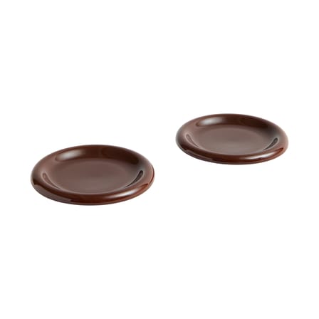 Set de 2 assiettes à dessert Barro céramique / Ø 18 cm - Hay
