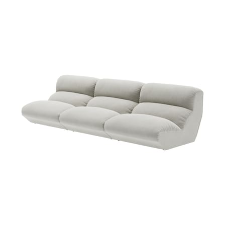 Canapé droit Hi Lo - Configuration B / 3 places - L 330 cm - Modulable - &tradition