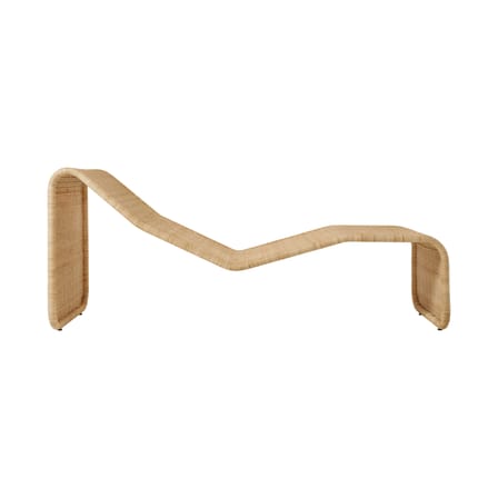 Chaise longue P3S / Rotin tressé main - Réédition 1964 - Gubi