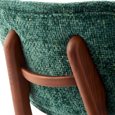 Chaise rembourrée Happy Days tissu vert - Pols Potten