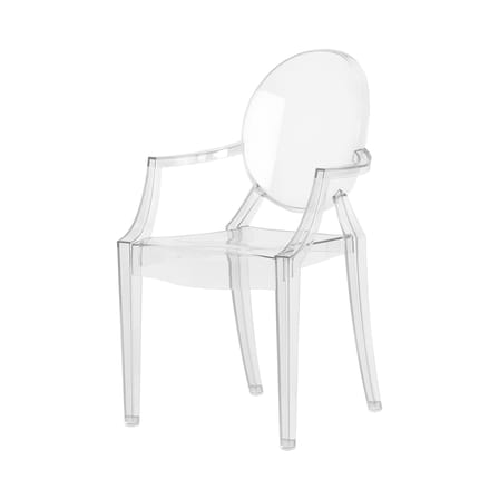 Fauteuil enfant Lou Lou Ghost plastique transparent - Kartell