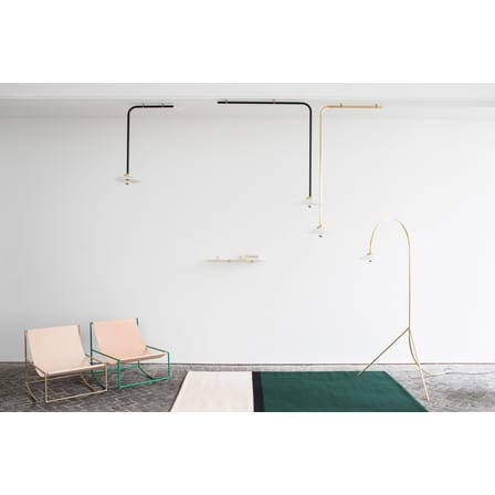 Lampadaire Standing Lamp n°1 métal noir / 120 x 100 x H 190 cm - valerie objects