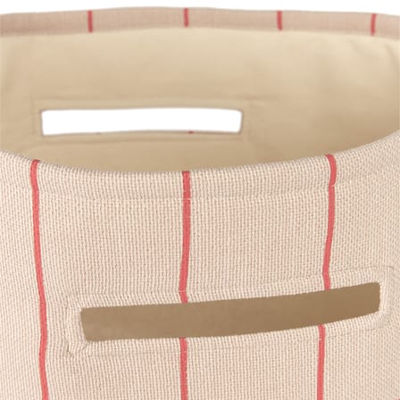Panier Vibes tissu rose / H 56 cm - NOBODINOZ