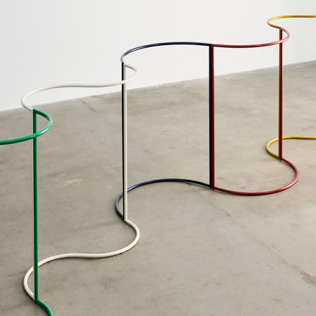 Portant Colour Rack métal / Forme C - L 112 x P 54 cm - Hay