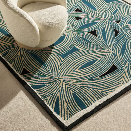 Sombra Rug textile blue / 240 x 170 cm - Hand-tufted - Maison Sarah Lavoine