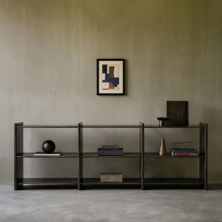 Mortise Shelf wood brown / L 262 x H 82 cm - Ethnicraft