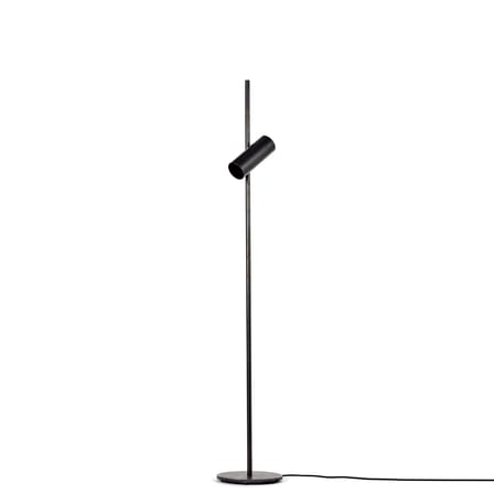 Sofisticato NR.15 Floor lamp metal black / Small reading lamp - H 140 cm / Adjustable Spotlight - Serax