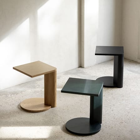 Table d'appoint Galta Forte Side bois vert / 38 x 38 x H 47 cm - KANN DESIGN