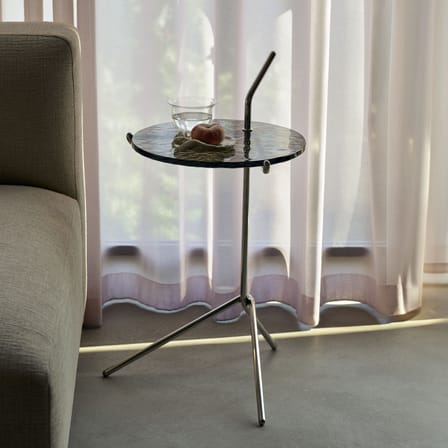 Table d'appoint Halten SH9 verre gris - &tradition