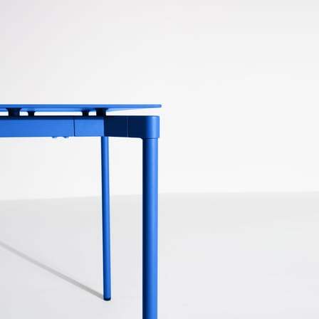 Table rectangulaire Fromme métal bleu / Aluminium - 180 x 90 cm - Petite Friture
