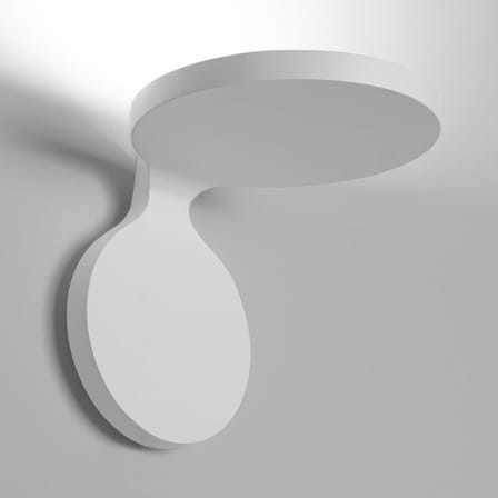 Applique Rea Small LED métal blanc / L 12 cm - Artemide