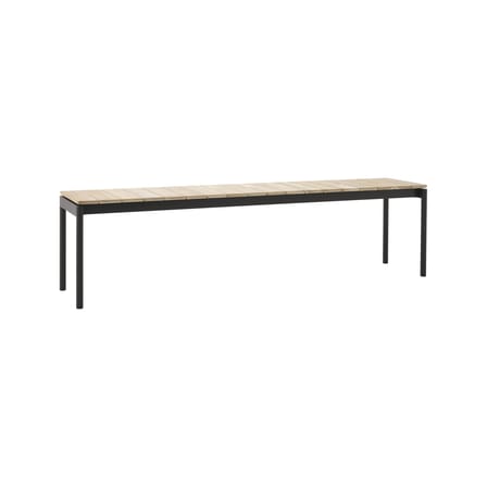 Banc Ville AV28 bois naturel / L 180 cm - &tradition