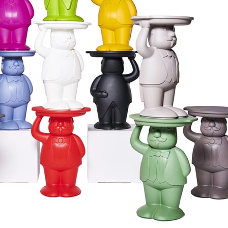 Beistelltisch Ambrogio plastikmaterial grün / 42,5 x 38,5 x H 60,5 cm - Polyethylen - Slide