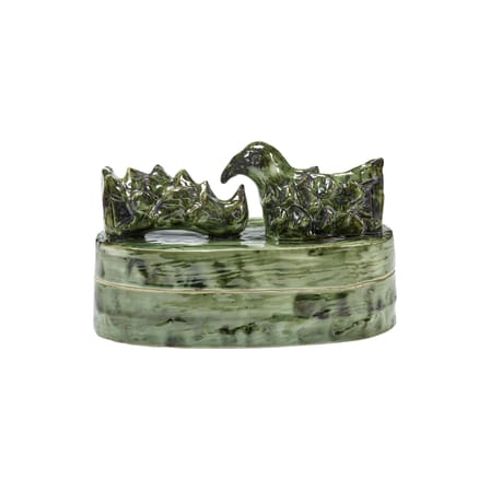 Bougie parfumée Allure Large céramique vert / 26,6 x 12,5 x H 17 cm - 4 mèches - Serax