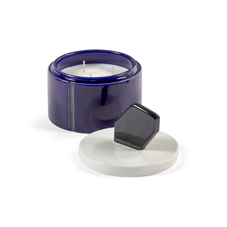 Bougie parfumée Candela 01 Medium céramique bleu / Ø 12,5 x H 13 cm - Serax