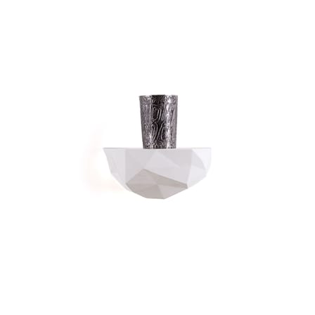 Étagère Space Rock plastique blanc / Small - L 22 x P 18,7 x H 9 cm - Seletti