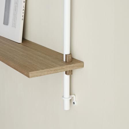 Étagère Wall Shelving – ws.65.3 bois naturel / L 239 x H 65 x Prof. 17,5 cm - MOEBE