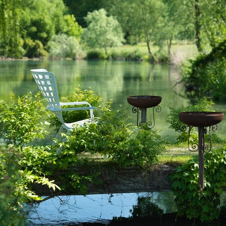 Fauteuil empilable Folio blanc / Dossier multiposition - NARDI