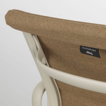 Fauteuil pivotant Aluminium Chair EA108 tissu beige / Eames (1958) - Vitra