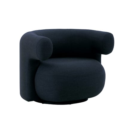 Fauteuil pivotant Burra tissu bleu - Normann Copenhagen