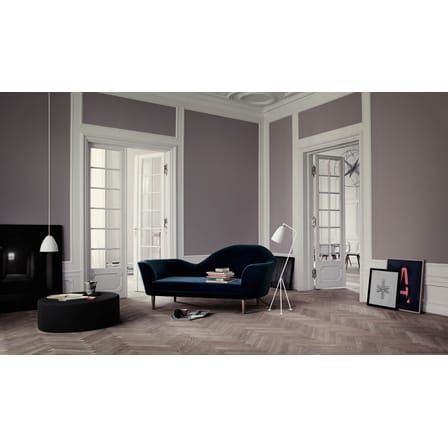 Lampadaire Gräshoppa métal gris / Grossman- Réédition 1947 - Gubi
