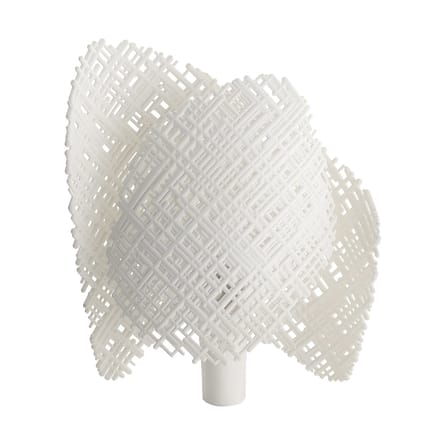 Lampe de table Tea plastique blanc / L 28 x H 32,5 cm - Matériau recyclé - Kartell