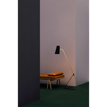 Lampadaire G21 Perforé métal noir / Liseuse - Réédition 1951, Pierre Guariche - SAMMODE STUDIO