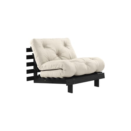 Fauteuil convertible Roots / Dormeuse & lit d'appoint - 3 positions / Structure noire - KARUP DESIGN