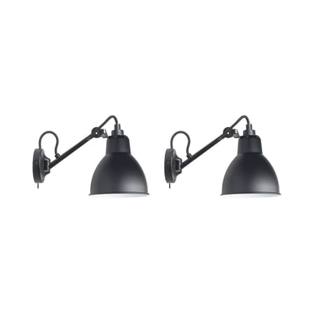 Pack promo  métal noir / Set 2 appliques N°104 Switch - Avec interrupteur - DCW éditions