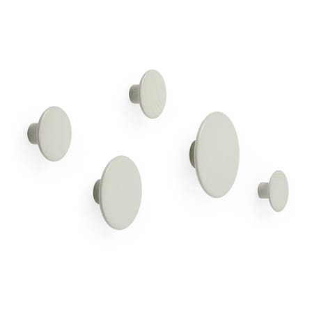 Patère The Dots Wood Small / Bois - Ø 9 cm - Muuto
