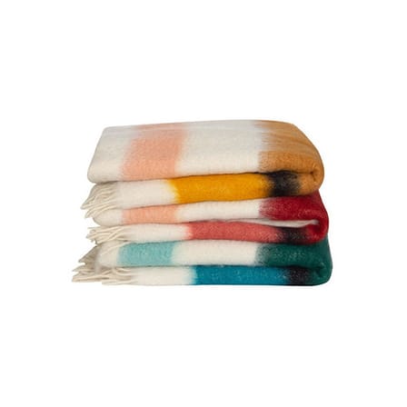 Plaid Mohair tissu jaune / 130 x 200 cm - Maison Sarah Lavoine