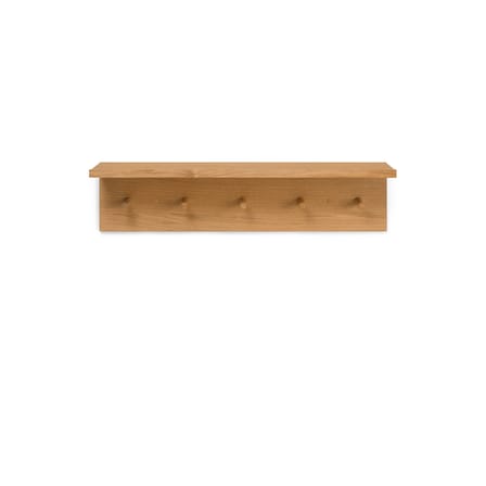 Portemanteau mural Place Medium bois naturel / Etagère - L 105 cm - Ferm Living